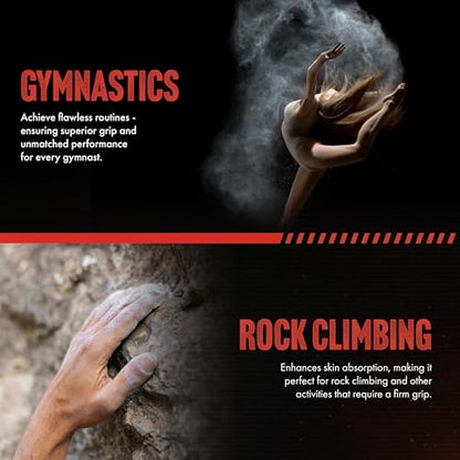 STYK Vaulter Magazine - Enhanced Liquid Chalk, No Mess, Work Out Chalk, Grip Boost, for Weightlifting, Gymnastics, Rock Climbing, Bodybuilding, Pole Vault, Crossfit, and More, Liquid Hand Chalk - style: 95ml with GRIT