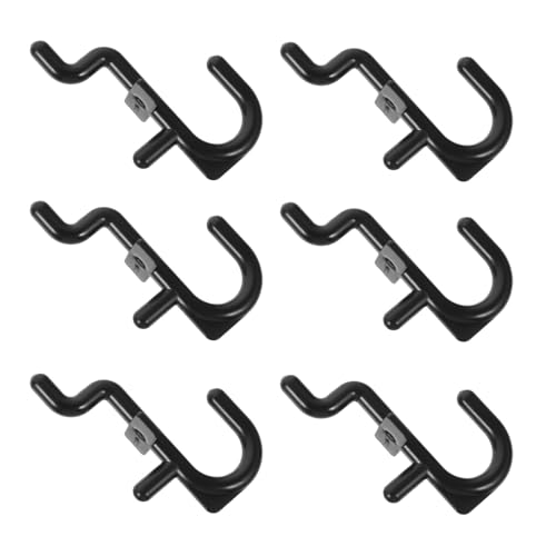 Mobestech 20pcs Plastic Pegboard Hooks for Hanging Tools, Universal Peg Board Hangers for Garage and Workshop Storage, Sturdy Shelving Hooks for Wall Hanging Boards
