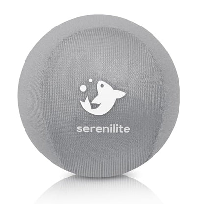 Serenilite Stress Balls for Adults, Squeeze Ball for Hand Therapy, Stress Ball, Hand Exercisers for Therapy & Grip Strengthening, Physical Therapy Balls, Hand Grip Strengthener. - color: Titanium