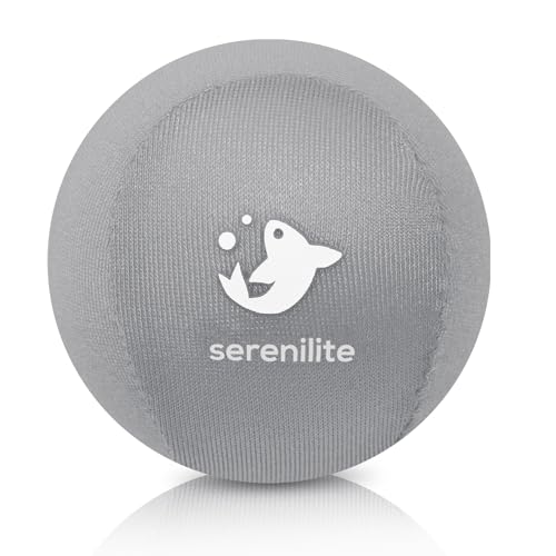 Serenilite Stress Balls for Adults, Squeeze Ball for Hand Therapy, Stress Ball, Hand Exercisers for Therapy & Grip Strengthening, Physical Therapy Balls, Hand Grip Strengthener. - color: Titanium