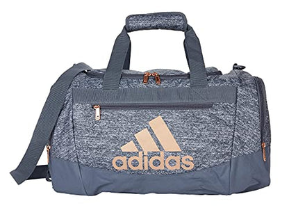 adidas Unisex Defender 4.0 Gym Duffel Bag for Men and Women - color: Jersey Onix Grey/Rose Gold/Onix Grey, style: Unisex Defender 4.0 Gym Duffel Bag for Men and Women