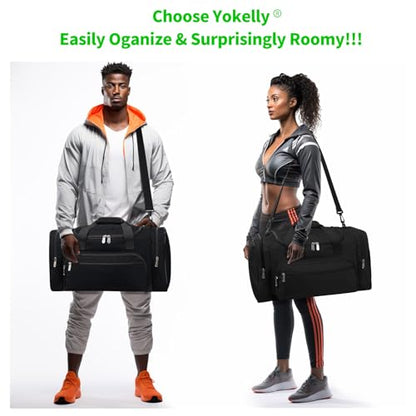 Sports Duffel Bag 26 Inch Travel Gym Duffle - Black - color: Black, size: 26 inch - 1.0
