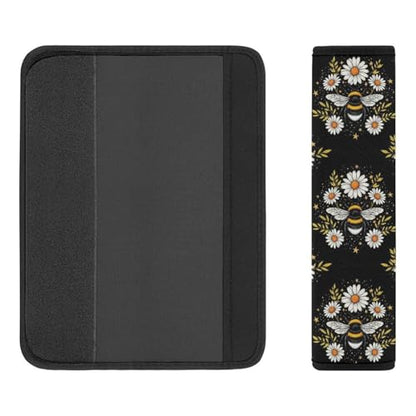 2 Pack Daisy Flower Bee Seat Belt Shoulder Pad Universal Soft and Comfortable Seat Belt Covers Cushion for Kids, Most Cars, Comfortable Driving - color: Pattern 652