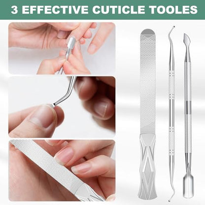 Toenail Clippers for Seniors Thick Toenails, CLPPNA Large Toe Nail Clippers Set for Men with Wide Jaw, Sharp Heavy Duty Ingrown Toenail Clippers Nail Cutter, Long Handle with Slanted Curved Blade - style: 6PCS(Ingrown & Angled & Slanted）