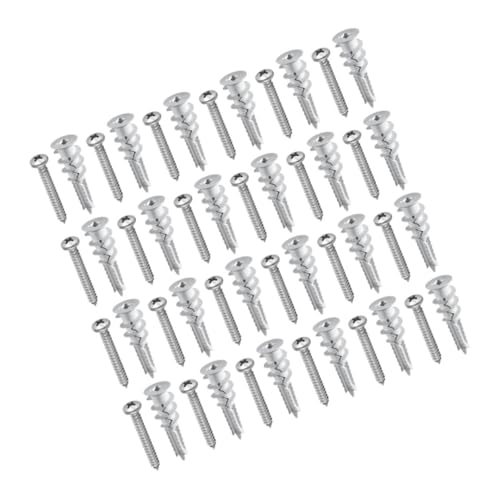 Alipis Hollow Wall Anchors and Self-Drilling Screws Kit 50 Sets Heavy-Duty Drywall Anchors Screws for Secure TV Mounting and Picture Hanging