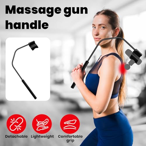 HEYCHY Massage Gun Holder for Hard to Reach Areas (Works with Cute X1) | Ergonomic Design Massager Holder, Easy Control, Secure Hold, Effortless Use - color: Auxiliary Frame