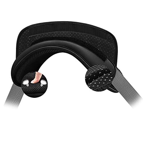 ZINZ Universal Shoulder Pad with Ultra Thick Cushion for Bag Luggage Bag Crossbody, Plus Long & Anti-Slip & Breathable,Black - color: Black