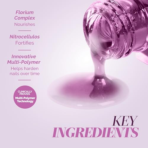 LONDONTOWN Sheer Strength Nail Blush - 2-in-1 Tinted Nail Hardener Strengthening Treatment With Jelly Finish - color: Concord