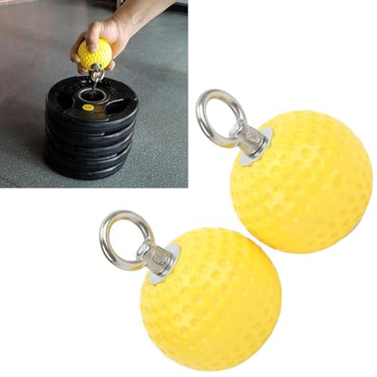 HERCHR Pull Up Grip Ball Anti Slip Rock Climbing Ball Pull Up Hold Grips Replacement for Fitness Bouldering Strength Training(72mm)