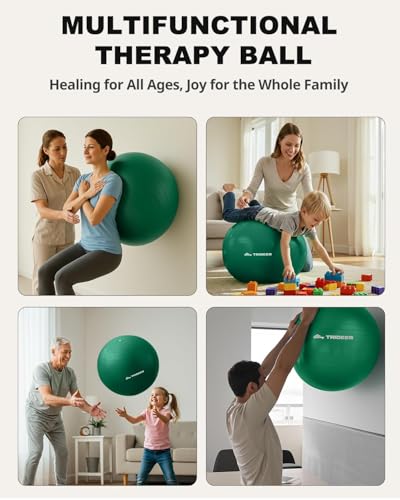 Trideer Exercise Ball for Physical Therapy, Core Strength, Stability & Balance Training, Swiss Ball for Yoga, Fitness & Rehabilitation - size: Standard Support-Large (23-26 inches/58-65 cm)