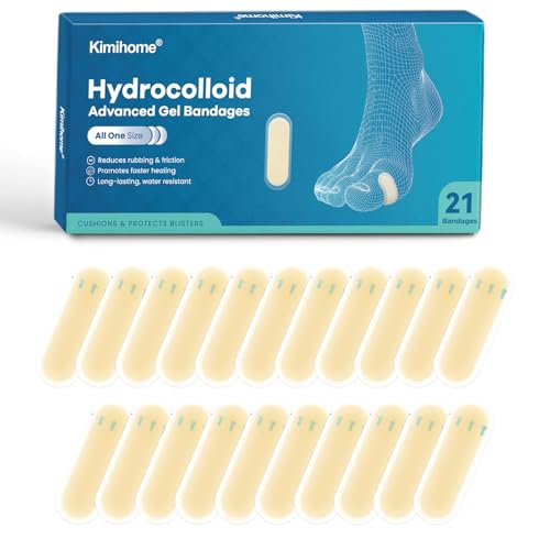 Gel Blister Bandages - 21 PCS Hydrocolloid Bandages for Feet, Blister Cushions Pads for Prevention Recovery, Water Resistant Adhesive Bandages for Heel, Toes, Daily & Travel Essentials (Spot Pack) - style: Spot Pack