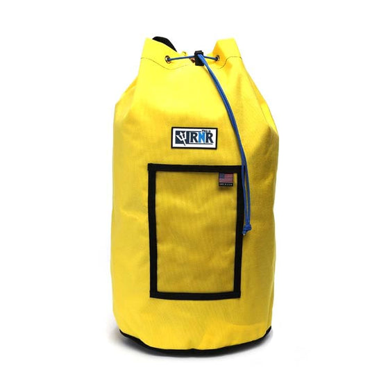 Rock-N-Rescue Grand Rope Bag, Premium Climbing Gear Storage Backpack, Heavy-Duty 1000D Nylon, Padded Shoulder Straps, Waterproof Design, Made in USA, Perfect for Mountaineering - color: Yellow, size: Medium - 300' of 1/2" Capacity