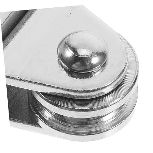 4pcs Silent Pulley Wheel Pulley Blocks Bearings Gym Attachment Single Weight Lifting Cable Fixed Wheel Line Release Steel Nickel Plating