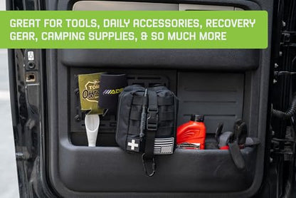 DV8 Universal Molle Panels 11" x 3" for Garages Available in 6 Sizes | Be Mounted Almost Anywhere Including Vehicles, Universal Mounting for Tools, Recovery Gear, & More - size: 11" x 3"