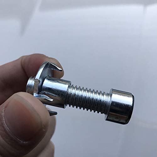 Generic 10pcs T-nut Rock Climbing Four Claw Wall Rock Climbing Stones Mounting Hardware Zinc Plated Climbing Stones Screws T Pronged