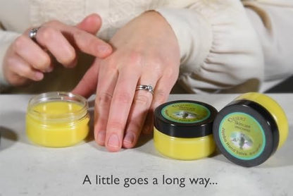 USDA Organic Unscented Jojoba Oil Hand Salve Fragrance-Free (2 oz) | Over 50% Jojoba Oil with Beeswax & Avocado Oil – Rich Conditioning Balm for Sensitive Skin, Dry Hands & Cuticles 60g