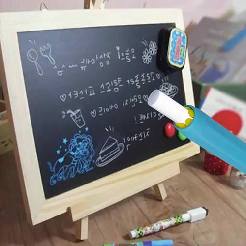 Plastic Chalk Holders Set, Adjustable Chalk Covers for Teachers, Students, Office Use, Blackboard and Drawing Board(Colorful)