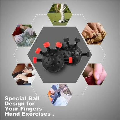 2pcs Adjustable Finger Hand Grip Strengthener Set - Boost Hand Strength & Dexterity For Musicians, Artists, And Office Workers - color: Black