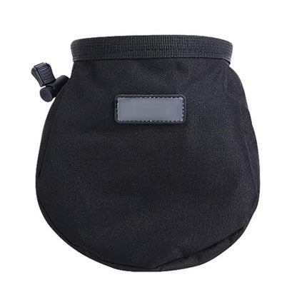Outdoor Rock Climbing Storage Waist Hanging Anti Slip Powder Bag Adjustable Drawstring Closure Ice Climbing Chalk Bag for Weight Lifting Fitness Gymnastics Gym Workout Zippered Pockets