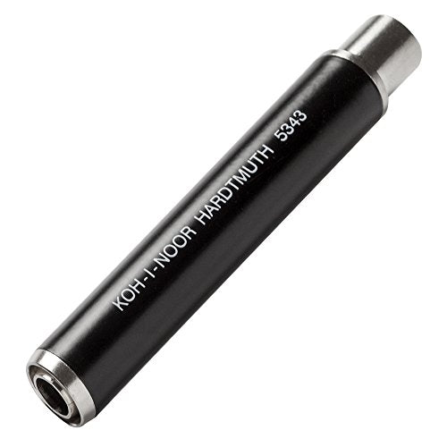 KOH-I-NOOR 5343 - Chalk holder made of metal for round 9-10 mm chalk, black - 1 PIECE - size: 1 Count (Pack of 1)