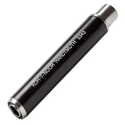 KOH-I-NOOR 5343 - Chalk holder made of metal for round 9-10 mm chalk, black - 1 PIECE - size: 1 Count (Pack of 1)