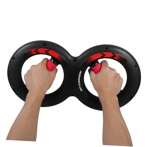 Strengthened Wrist Strength Trainer Red Hand Grip Device for Forearm Hand Exercise Multifunction Grip Strengthener for Climbers Weightlifters Training and Fitness Enthusiasts