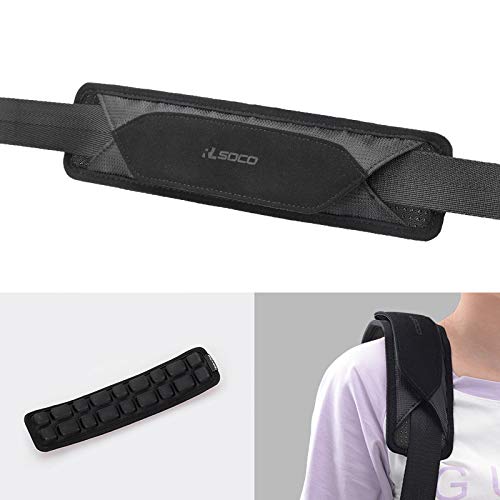 RLSOCO Shoulder Strap Pad with Air Cushion Shoulder Relief,Case Bag Strap Pad for Laptop Bags,Camera Cases,Cello,Guitar,Sport Bags,Backpacks,Grocery,Messenger,armor aka plate carrier (Only 1 Piece