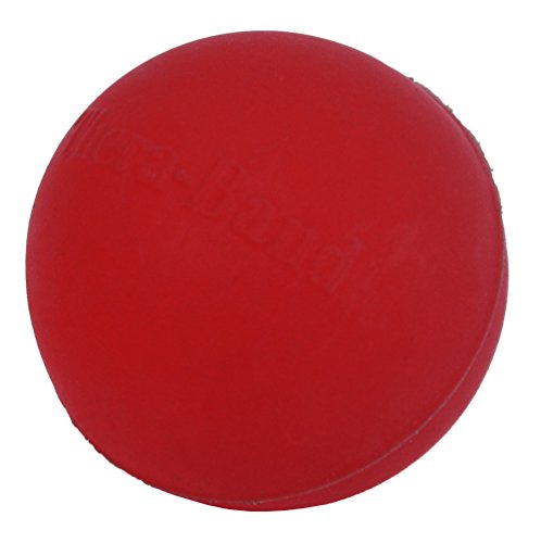 THERABAND Hand Exerciser, Ball For Hand, Wrist, Finger, Forearm, Grip Strengthening & Therapy, Squeeze Ball to Increase Hand Flexibility & Relieve Joint Discomfort, Red, Soft, Beginner - color: Red