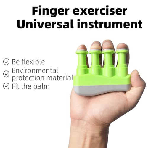 Finger Strengthener Nalu (Green+Gray) - color: Green+Gray