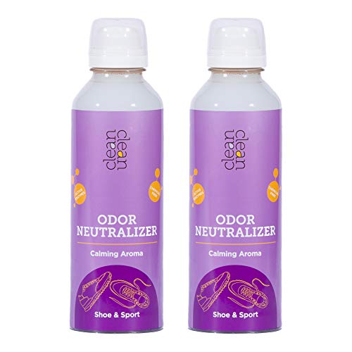 Shoe & Sports Odor Neutralizer,- calming aroma - 100% natural essential oils - active enzyme formula naturally, safely and effectively eliminates odors - 5 oz, pack of 2