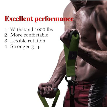 Heavy Duty Gym Workout Handles Attachment for Cable Machine,Resistance Band,Pulley System Home Exercise Equipment, Comfortable and Stronger Grip - color: Military Green XG