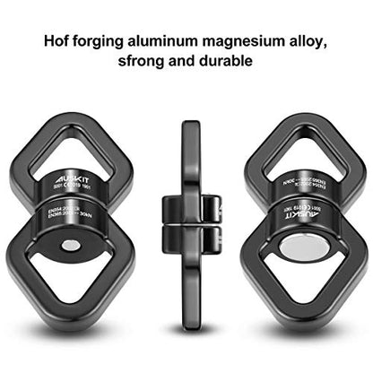 Black Swing Swivel, 30 KN Safest Rotational Device Hanging Accessory - color: Black, size: 30 KN