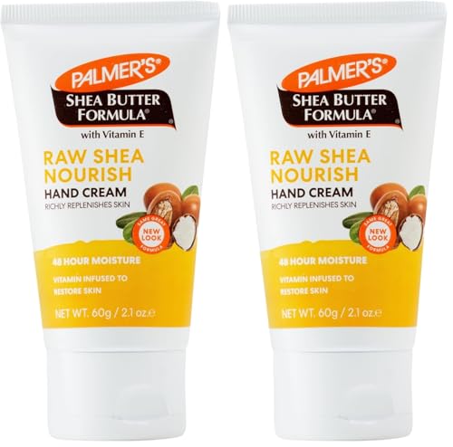 Palmer's Shea Formula Raw Shea Hand Cream with Vitamin E, 2.1 Ounce (Pack of 2) - size: 2.1 Ounce (Pack of 2)