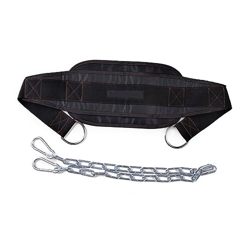 Yardwe -approved Dipping Belt 32 Inch Metal Chain Weight Lifting Dip Belt for Bodybuilding Training