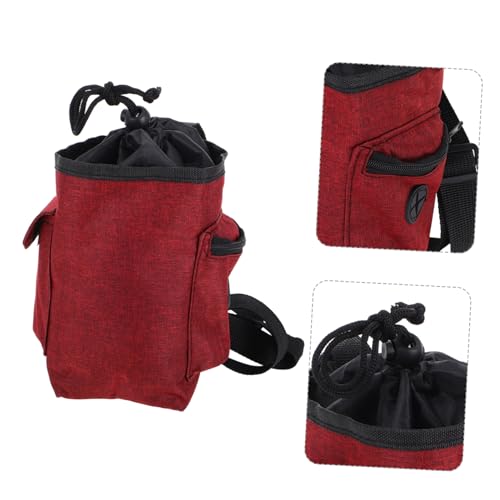 ibasenice Unique Climbing Chalk Bag with Zipper Storage Pockets for Bouldering Rock Climbing and Gymnastics Stylish Design Secure Essentials and Convenient Grip for Outdoor Adventures