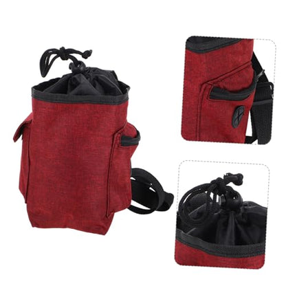 ibasenice Unique Climbing Chalk Bag with Zipper Storage Pockets for Bouldering Rock Climbing and Gymnastics Stylish Design Secure Essentials and Convenient Grip for Outdoor Adventures