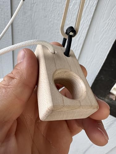 Portable Rock Climbing Finger Trainer and Rehab Device, Adjustable Pulley, Replaces Hangboards