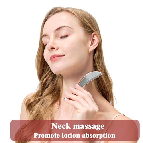 BYYDDIY Stainless Steel Gua Sha Facial Tools, Metal Gua Sha for Face,Tighten Skin Massage, Guasha Beauty Tool for Body Eyes (W.F-s.S) - style: W.F-s.S