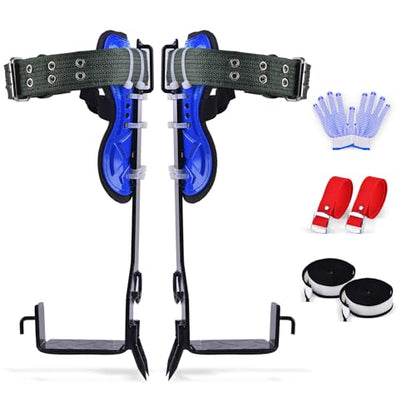 Climbing Equipment. Tree - Climbing Kits. Anti - Slip Climbing Tools with footboards. —— Forestry Operation Equipment Suitable for Rock Climbing, Tree Trimming, Hunting, and Fruit Picking. - style: Portable