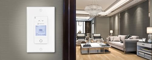 Intermatic ST700W Ascend 7-Day in-Wall Programmable Timer - Automatic Astronomic Control, Intuitive Setup - Modern Sleek Design, Automatic DST Adjustment, Versatile 42-Event Scheduling