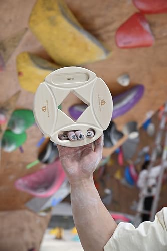 Hangboard for Rock Climbing,Climbing Training Board for Indoor and Outdoor Use - size: M（‎9.76 x 9.09 x 4.09 inches）