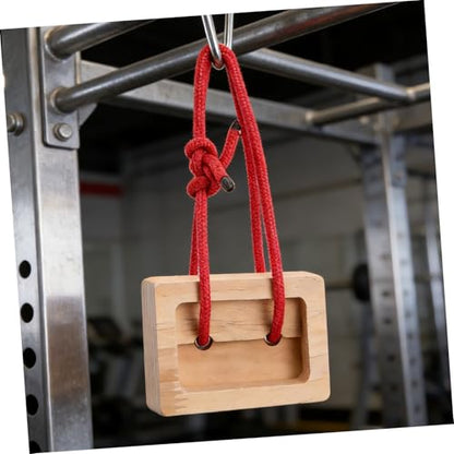 Toyvian 2pcs Portable Climbing Hangboards Wooden Fingerboard Training Board for Rock Climbing Training Indoor Use with Modular Design and Easy Installation