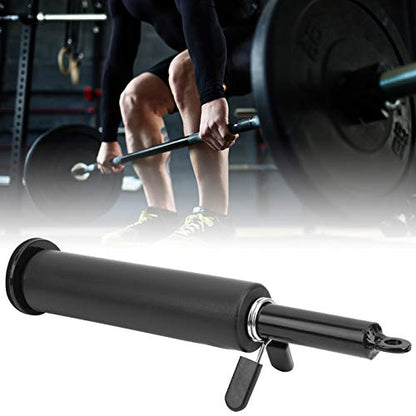 Barbell Loading Pin Support Rod Heavy Duty Steel Construction for Weight Lifting Forearm Training Black 12.6 Inch 250 lbs Capacity