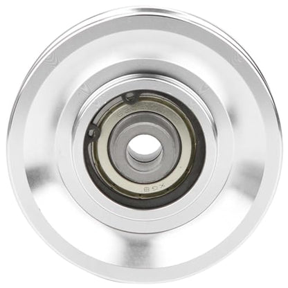 Aluminum Alloy Exercise Pulley | 10.5mm Universal Replacement for Gym Equipment | Strength Training/Home Gym Accessories | Sturdy & Lightweight 165g - size: Diameter 80mm