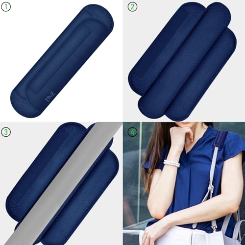 ZINZ Universal Shoulder Pad with Ultra Thick Cushion for Bag Luggage Bag Crossbody, Plus Long & Anti-Slip & Breathable,Blue - color: Blue