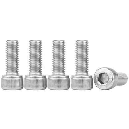 TOP-VIGOR 20Pcs M5-0.8 x 18mm Hex Socket Head Cap Screws, Allen Socket Drive DIN912, 304 Stainless Steel Replacement Machine Fastener Screws for Bicycle Motorcycle Machine Repairment - size: M5 x 18mm x 20pc