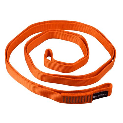 SEPEAK 25mm Nylon Tubular Webbing 1-Inch, 29kN/6520lbs, UIAA Certified Webbing Straps - color: Orange, size: 150cm / 59inch | Pack of 3
