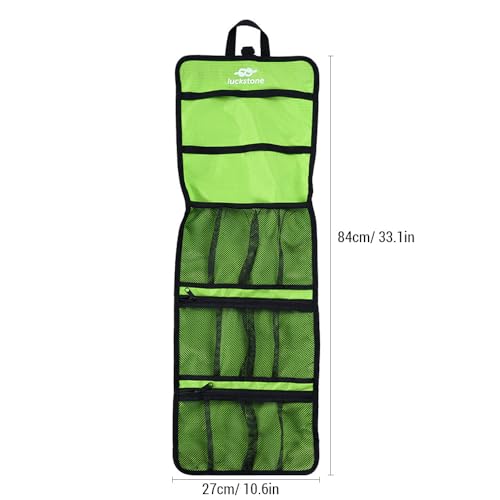 Lixada Climbing Quickdraw Hanging Storage Bag Climbing Gear Organizer Bag Small Tools Organizer Pouch - color: Yellow