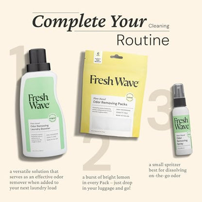 Fresh Wave Original Scent Odor Eliminator Spray & Air Freshener, 2 fl. oz. Travel Size (Pack of 2) - size: 2 Fl Oz (Pack of 2)