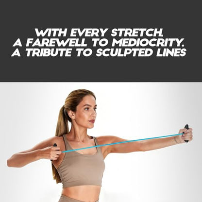 Resistance Bands for Arm - Home Fitness Equipment for Upper Body Toning, 20 lb Exercise Bands to Improve Mobility & Stability, Portable Resistance Bands for Women Men